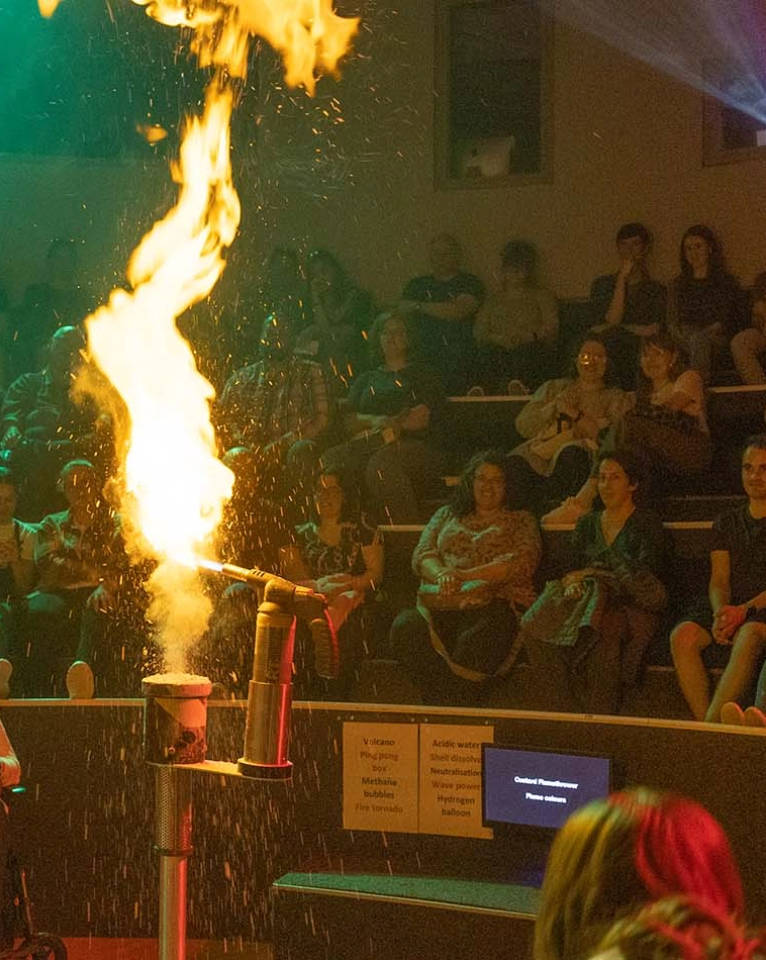 Fire in a theatre
