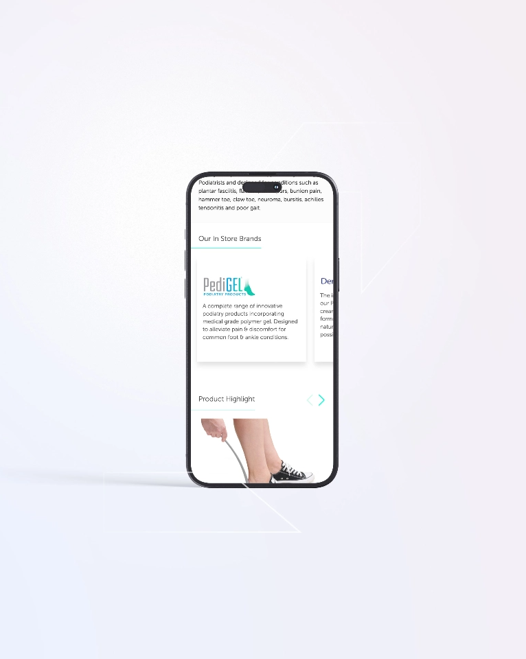 Mobile Mockup Healthcare Hub