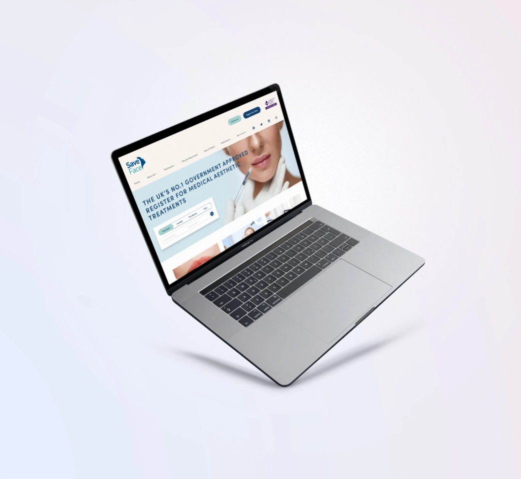 Macbook Mockup Save Face