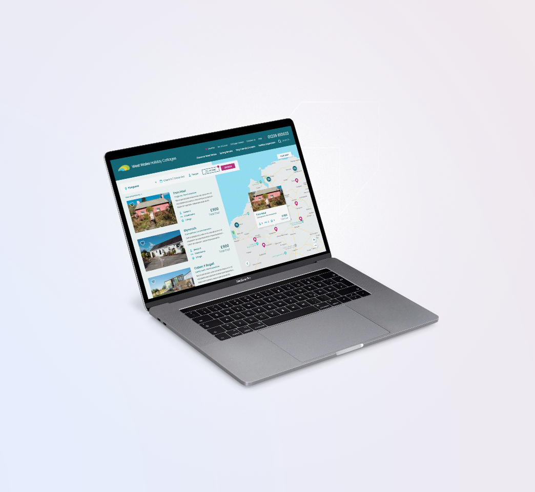 Website initial designs mockup
